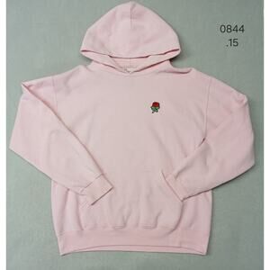 Bowery (Medium) Unisex Pink Pullover Hoodie